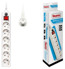 Сетевой фильтр Buro 600SH-5-W белый